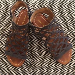 Maurice’s gladiator sandals